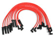 Mallory 611 Pro Wire Set; 8mm Red Silicone Jacket; Black Plug Boots; - Truck Part Superstore