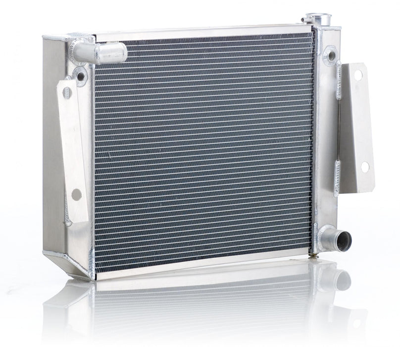 Be Cool 61220 Radiator Factory-Fit Polished Finish for 74-88 Jeep J-Series w/Std Trans Small Block Chevy Be Cool Radiator - Truck Part Superstore
