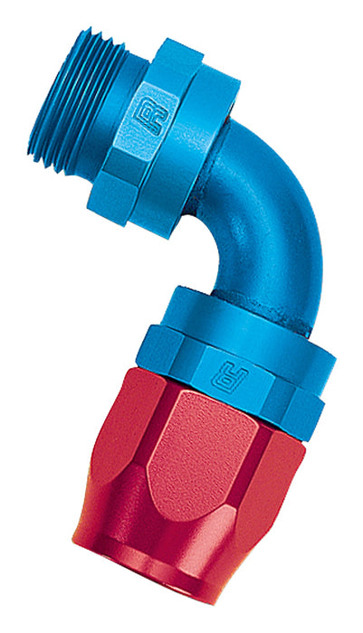 Russell 612290 Full Flow Radius Port 90 Deg. Swivel Hose End - Truck Part Superstore