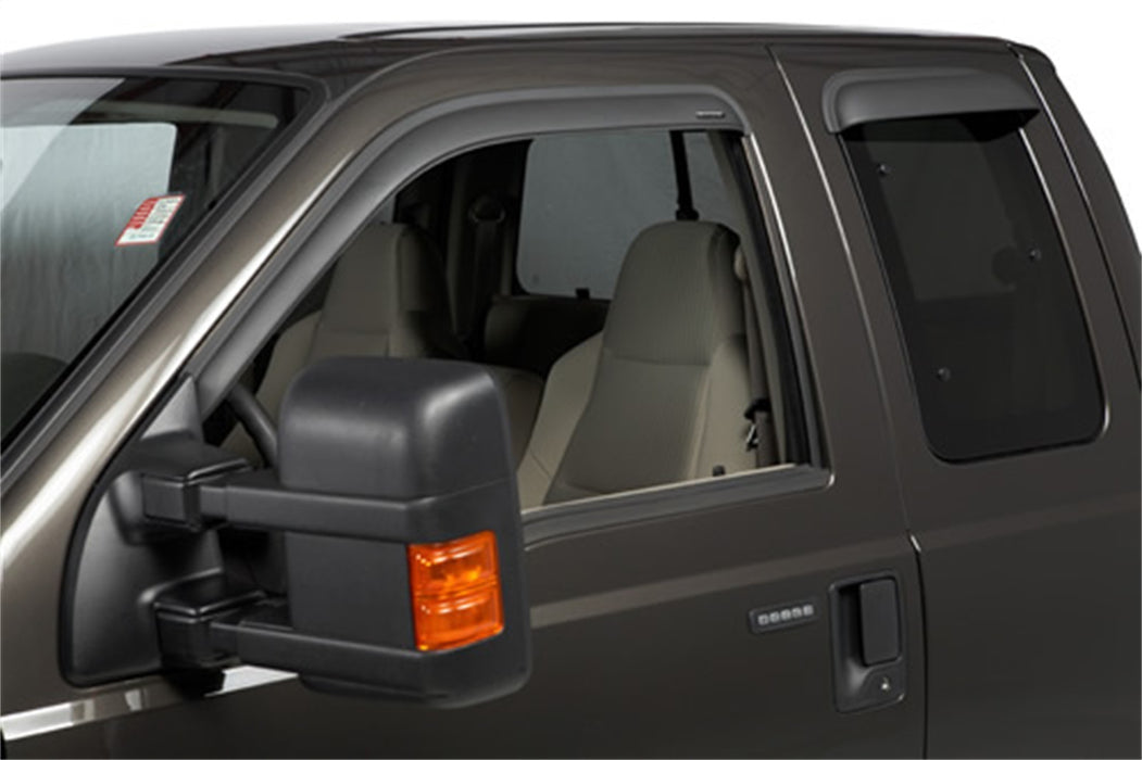 Stampede 6123-2 Tape-Onz™ Sidewind Deflector 4 pc.; Smoke; - Truck Part Superstore