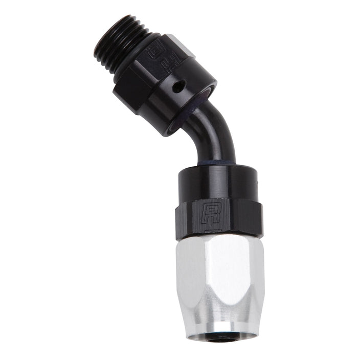 Russell 612443 Full Flow Radius Port 45 Deg. Swivel Hose End - Truck Part Superstore