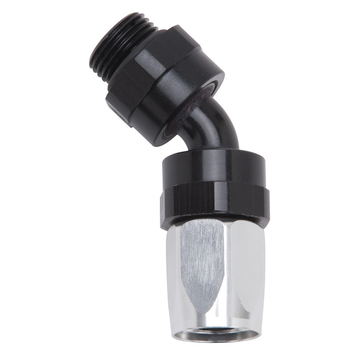 Russell 612453 Full Flow Radius Port 45 Deg. Swivel Hose End - Truck Part Superstore