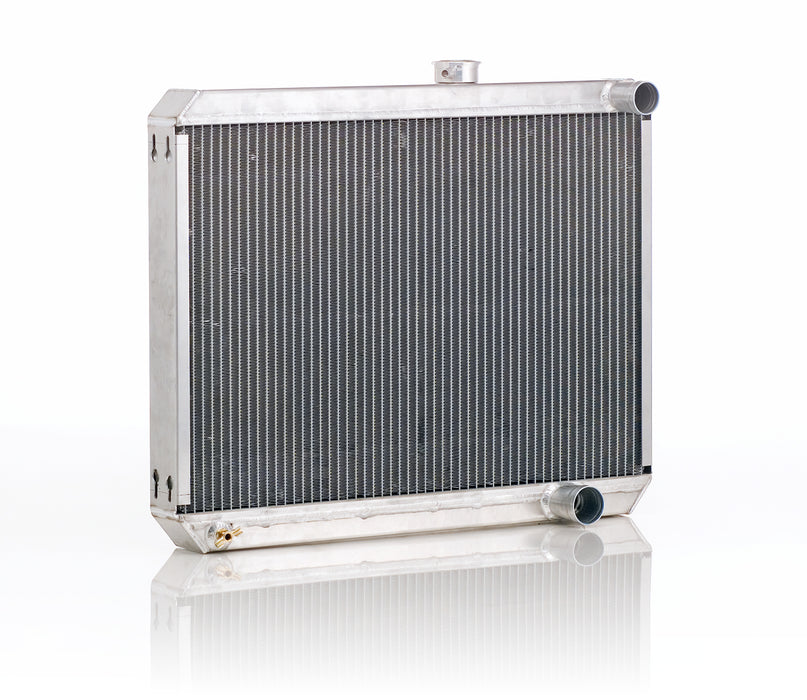 Be Cool 61262 Downflow Radiator Factory-Fit Polished Finish for 67-70 Ford Mustang 67-70 Mercury Cougar w/Std TransPassenger Upper/Passenger Lower Be Cool Radiator - Truck Part Superstore