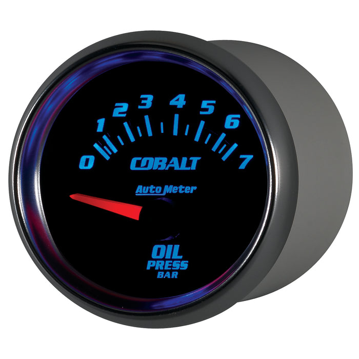 AutoMeter 6127-M GAUGE; OIL PRESSURE; 2 1/16in.; 7BAR; ELECTRIC; COBALT - Truck Part Superstore