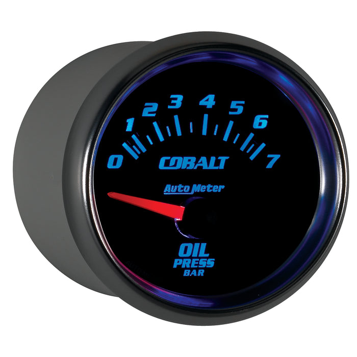 AutoMeter 6127-M GAUGE; OIL PRESSURE; 2 1/16in.; 7BAR; ELECTRIC; COBALT - Truck Part Superstore