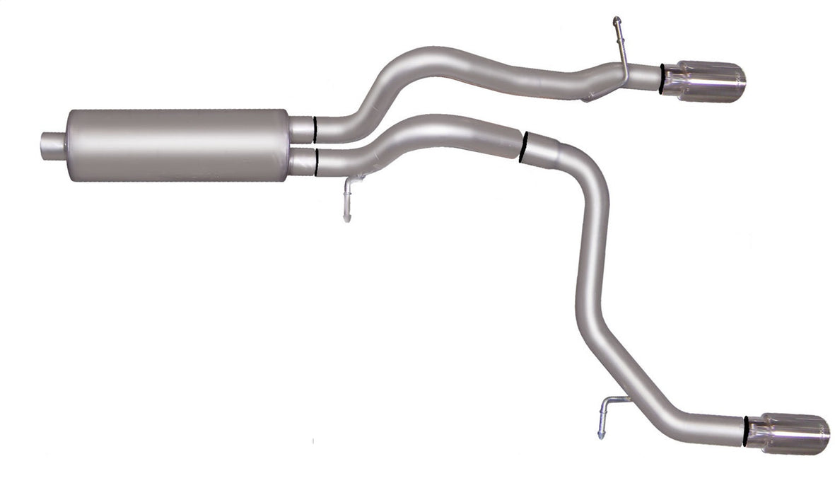 Gibson Performance Exhaust 612701 Cat-Back Dual Split Exhaust System; Stainless - Truck Part Superstore