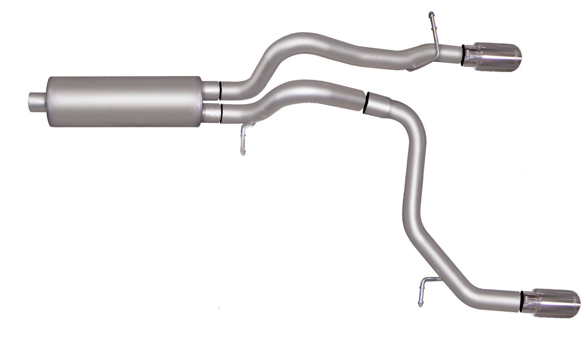 Gibson Performance Exhaust 612701 Cat-Back Dual Split Exhaust System; Stainless - Truck Part Superstore
