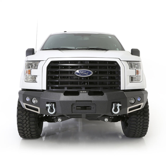 Smittybilt 612833 F150 M1 Front Bumper Winch Mount D-Ring Mounts Lights 2015-2017 F150 Black Smittybilt - Truck Part Superstore