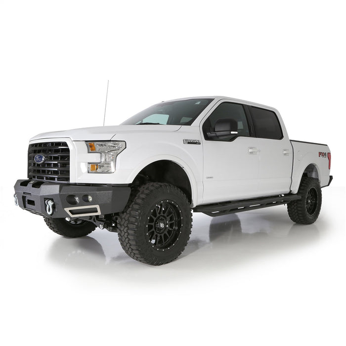 Smittybilt 612833 F150 M1 Front Bumper Winch Mount D-Ring Mounts Lights 2015-2017 F150 Black Smittybilt - Truck Part Superstore