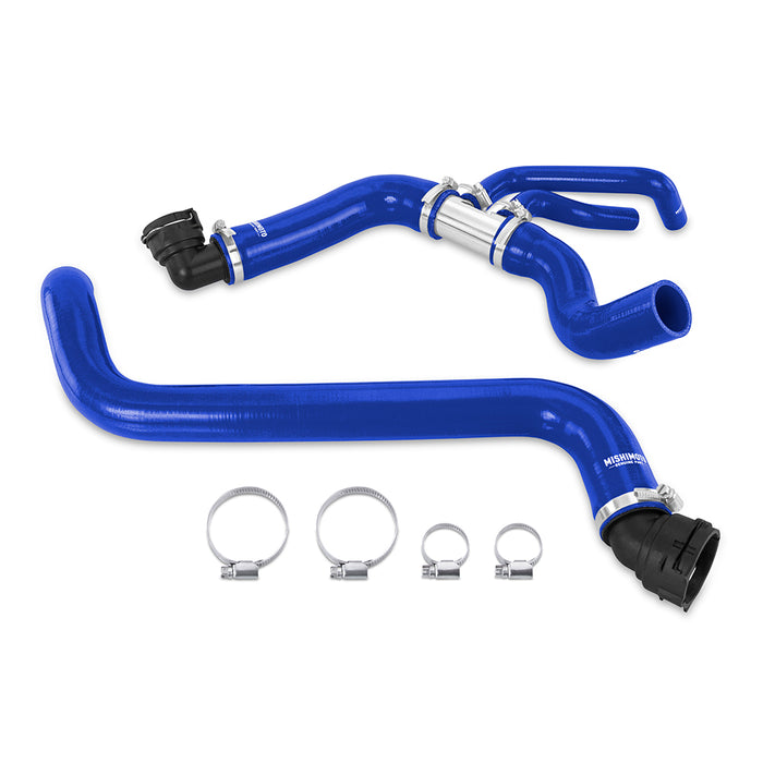 Mishimoto MMHOSE-F50-18BL Silicone Radiator Hose Kit, Fits 2018+ Ford F-150 5.0L V8, Blue - Truck Part Superstore