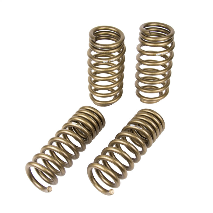 Hurst 6130010 Spring Kit; Stage One; Front and Rear; 1 in. Drop; Hurst Gold Finish; - Truck Part Superstore