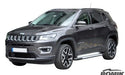 Romik 61315418 2017-Present Jeep Compass SUV Running Boards RAL-S Side Steps Silver Romik - Truck Part Superstore
