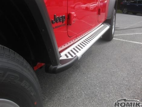 Romik 61316418 Jeep Gladiator Running Boards RAL-TS Side Steps 2020 - Present Anodized Silver Romik - Truck Part Superstore