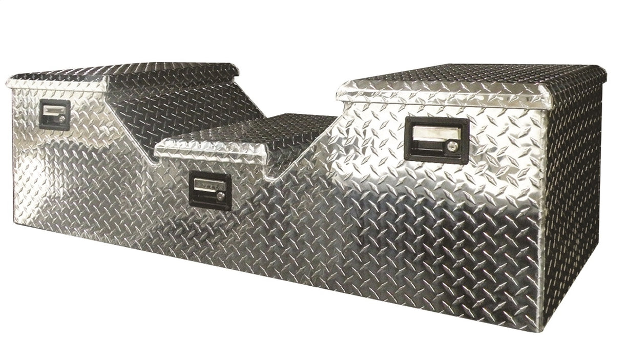 Lund 6132 Aluminum Storage Box; L 57 in. x W 17.25 in. x H 15.75 in.; Flush Mount; - Truck Part Superstore