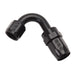 Russell 613415 Full Flow Swivel Hose End 120 Deg. End; All Black Finish; -08AN; - Truck Part Superstore