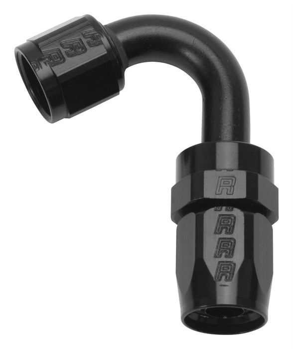 Russell 613435 Full Flow Swivel Hose End 120 Deg. End; All Black Finish; -12AN; - Truck Part Superstore