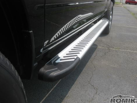 Romik 61345418 Dodge Ram HD Crew Cab Running Boards RAL-TS Side Steps 2019 - Present Silver Romik - Truck Part Superstore