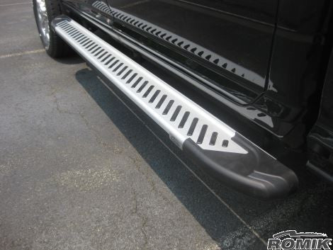 Romik 61345418 Dodge Ram HD Crew Cab Running Boards RAL-TS Side Steps 2019 - Present Silver Romik - Truck Part Superstore