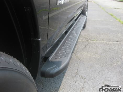 Romik 61345419 Dodge Ram HD Crew Cab Running Boards RAL-TB Side Steps 2019 - Present Black Romik - Truck Part Superstore