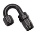 Russell 613515 Full Flow Swivel Hose End 180 Deg. End; All Black Finish; -08AN; - Truck Part Superstore