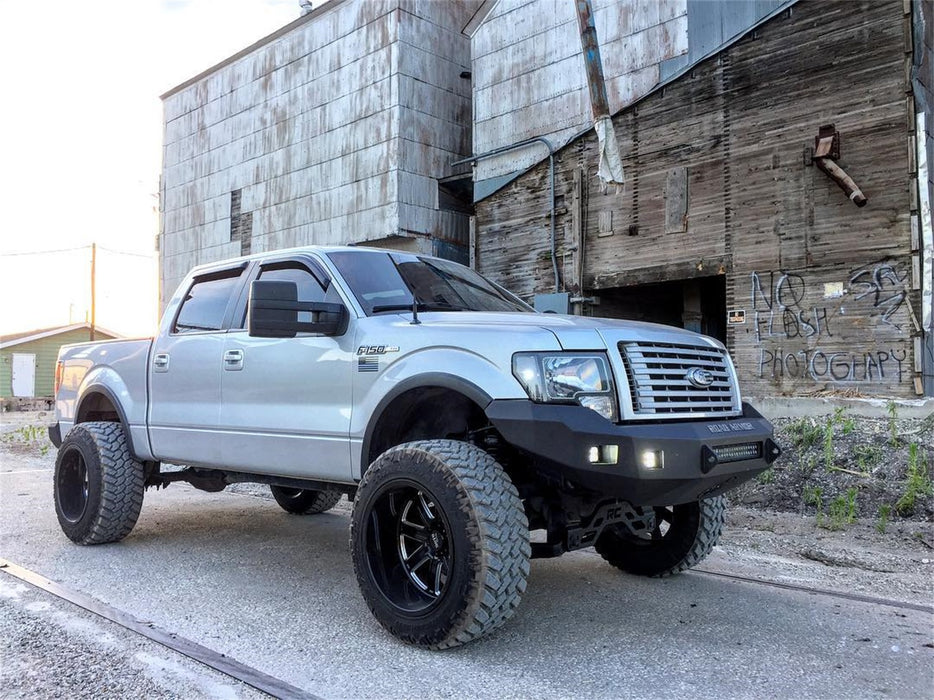 Road Armor 613R0B-NW Stealth Non-Winch Front Bumper; Steel; Satin Black; Square Fog Light Holes; - Truck Part Superstore