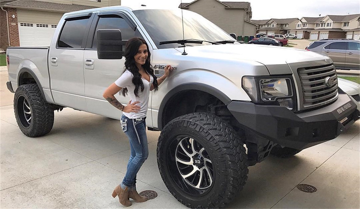 Road Armor 613R0B-NW Stealth Non-Winch Front Bumper; Steel; Satin Black; Square Fog Light Holes; - Truck Part Superstore