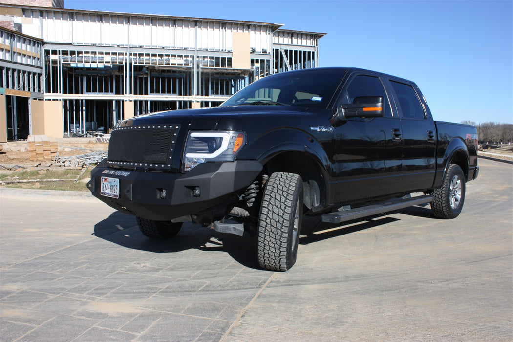 Road Armor 613R0B Stealth Winch Front Bumper; Steel; Satin Black; Square Fog Light Holes; - Truck Part Superstore