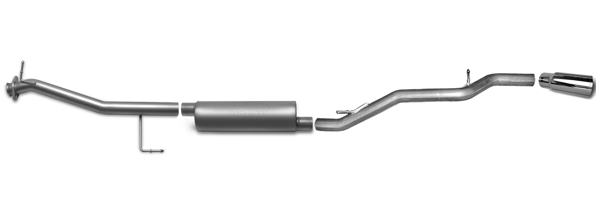 Gibson Performance Exhaust 614001 Cat-Back Single Exhaust System; Stainless - Truck Part Superstore