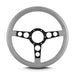 Lokar 61407 Lecarra Trans Am Steering Wheel; Light Grey; Black Anodized; - Truck Part Superstore