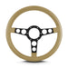 Lokar 61409 Lecarra Trans Am Steering Wheel; Tan; Black Anodized; - Truck Part Superstore
