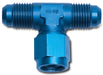 Russell 614303 AN Tee-Female AN On Side Adapter; Blue Anodized; -3AN; - Truck Part Superstore