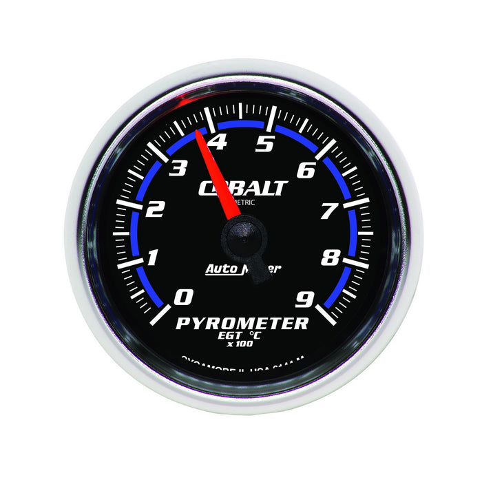 AutoMeter 6144-M GAUGE; PYROMETER (EGT); 2 1/16in.; 900deg.C; DIGITAL STEPPER MOTOR; COBALT - Truck Part Superstore