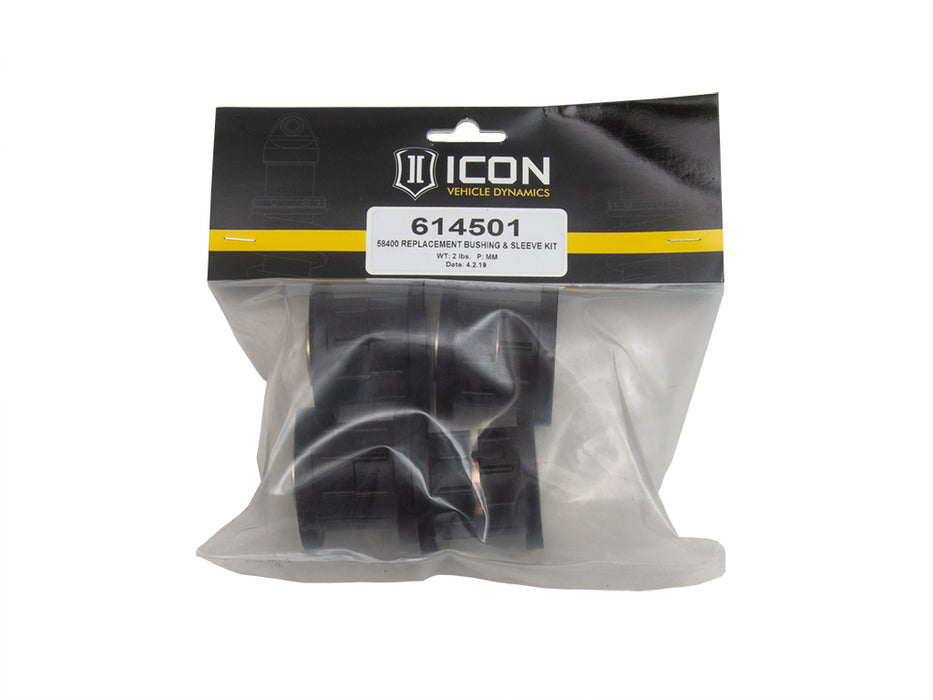 ICON Vehicle Dynamics 614501 58400 REPLACEMENT BUSHING AND SLEEVE KIT - Truck Part Superstore