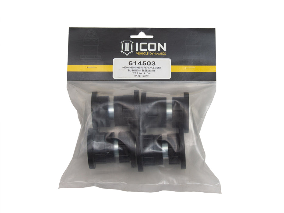 ICON Vehicle Dynamics 614503 98500/98501/98550 REPLACEMENT BUSHING AND SLEEVE KIT - Truck Part Superstore