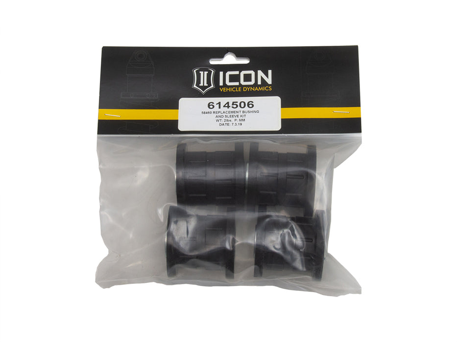 ICON Vehicle Dynamics 614506 58460 REPLACEMENT BUSHING AND SLEEVE KIT - Truck Part Superstore