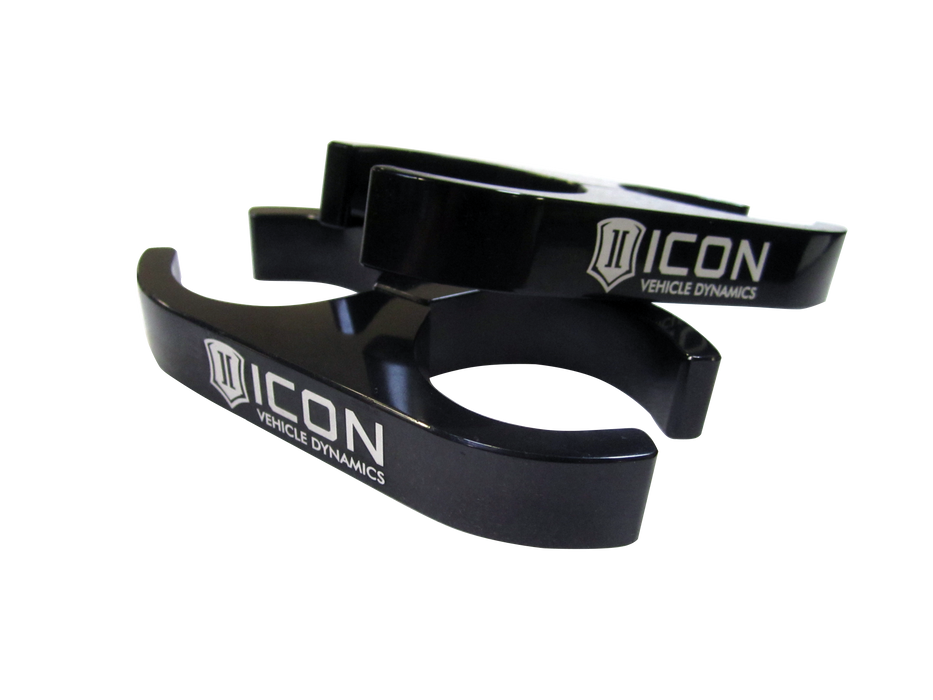 ICON Vehicle Dynamics 614600 ICON 2.0 ALUMINUM SERIES BILLET RESERVOIR CLAMP KIT - Truck Part Superstore