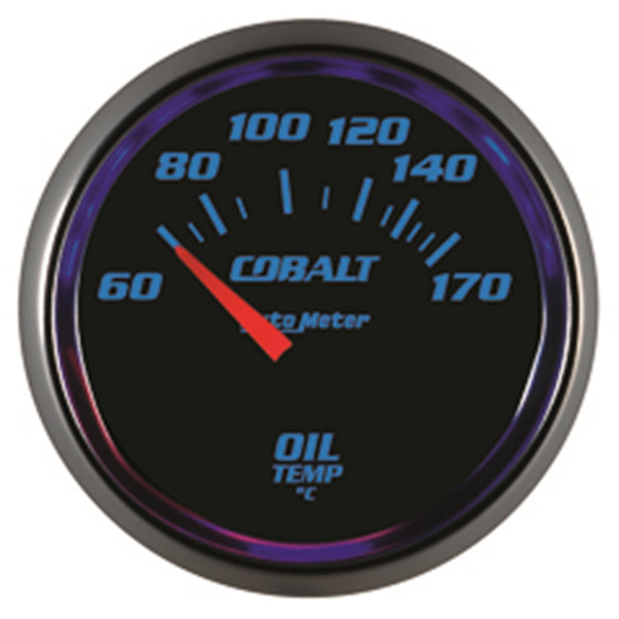 AutoMeter 6148-M GAUGE; OIL TEMP; 2 1/16in.; 60-170deg.C; ELECTRIC; COBALT - Truck Part Superstore
