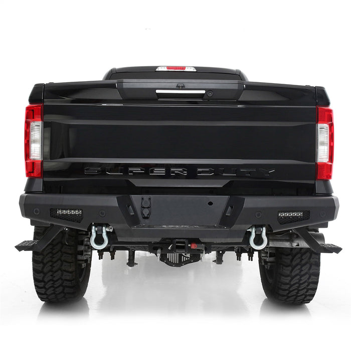 Smittybilt 614931 M1A2 Rear Bumper; Incl. 2-6 in. Light Bars/Adjustable Steps; - Truck Part Superstore