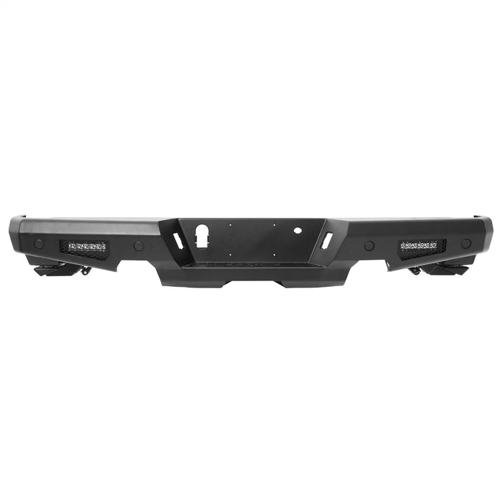 Smittybilt 614931 M1A2 Rear Bumper; Incl. 2-6 in. Light Bars/Adjustable Steps; - Truck Part Superstore