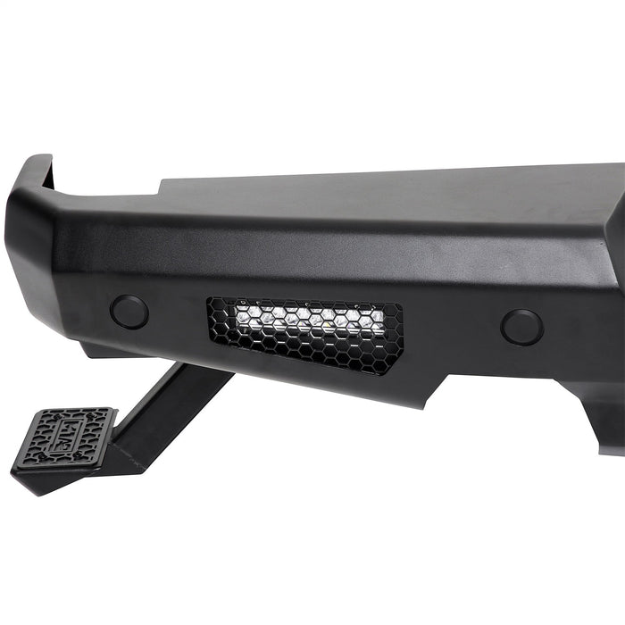 Smittybilt 614931 M1A2 Rear Bumper; Incl. 2-6 in. Light Bars/Adjustable Steps; - Truck Part Superstore