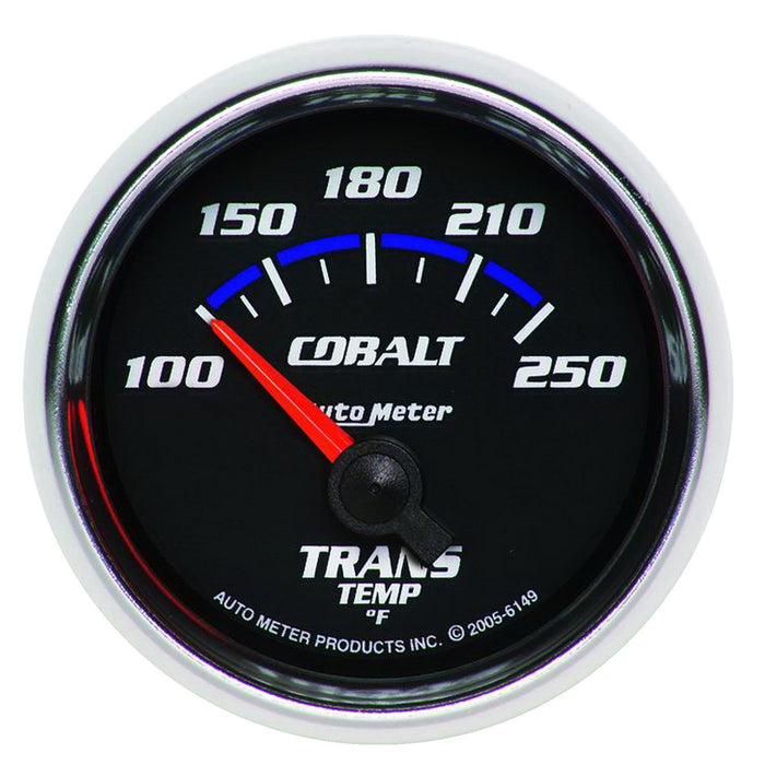 AutoMeter 6149 GAUGE; TRANSMISSION TEMP; 2 1/16in.; 100-250deg.F; ELECTRIC; COBALT - Truck Part Superstore