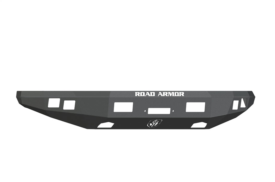 Road Armor 614R0B Stealth Winch Front Bumper; Steel; Satin Black; Square Fog Light Holes; - Truck Part Superstore