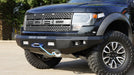 Road Armor 614R0B Stealth Winch Front Bumper; Steel; Satin Black; Square Fog Light Holes; - Truck Part Superstore