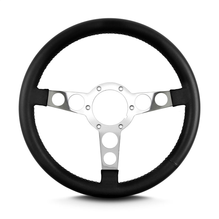 Lokar 61501 Lecarra Trans Am Steering Wheel; Black; Polished Spokes; 14 in. Standard Grip; - Truck Part Superstore