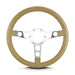 Lokar 61509 Lecarra Trans Am Steering Wheel; Tan; Polished Spokes; 14 in. Standard Grip; - Truck Part Superstore