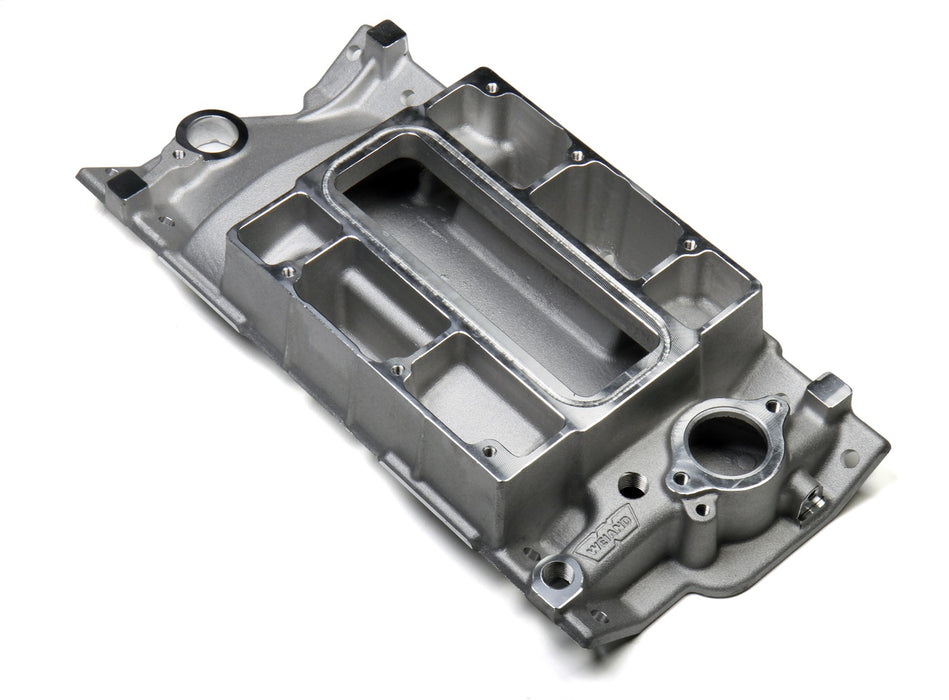 Weiand 6150WIN Pro-Street SuperCharger Intake Manifold; Lower; 177 Blower; Satin Finish; - Truck Part Superstore