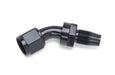 Russell 615103 Full Flow Swivel Hose End 45 Deg. End; -08AN; w/o Socket; Black; - Truck Part Superstore