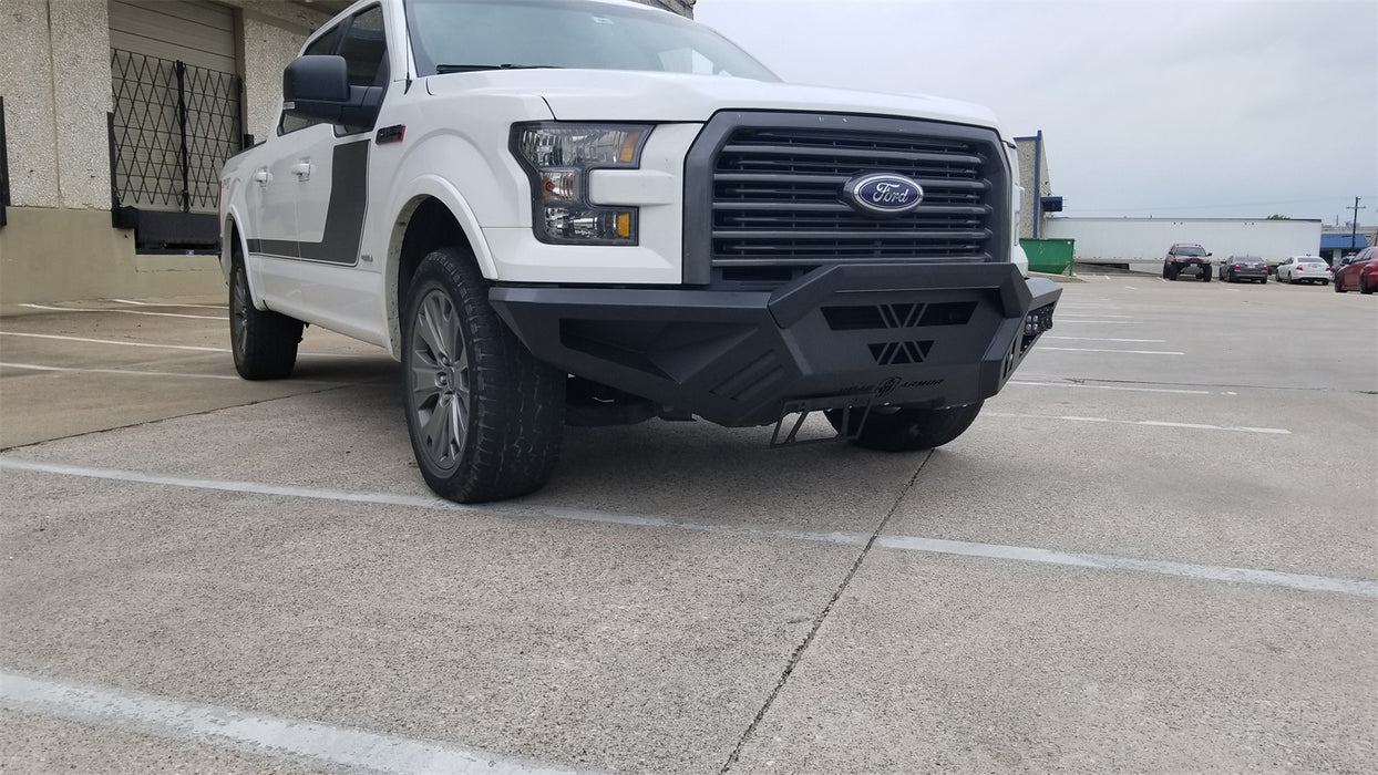 Road Armor 6151XF0B Spartan Front Bumper; Texture Black; - Truck Part Superstore