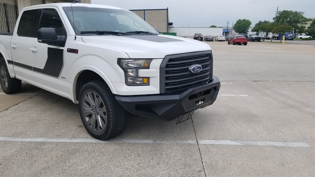 Road Armor 6151XF0B Spartan Front Bumper; Texture Black; - Truck Part Superstore