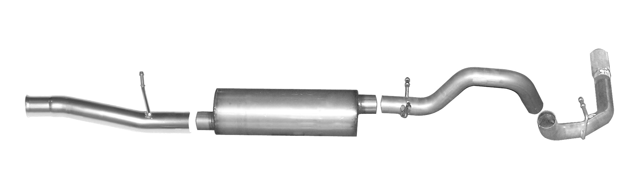Gibson Performance Exhaust 615626 Cat-Back Single Exhaust System; Stainless - Truck Part Superstore
